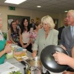 The Prince of Wales and the Duchess of Cornwall visiting the Countess of Chester Hospital