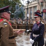 The Lord-Lieutenant attends the Parade as the 1st Battalion The Mercian Regiment exercise their Freedom of the City of Chester