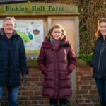 Lord-Lieutenant visits Cheshire Wildlife Trust, Bickley Farm