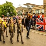 Parade in Chester to celebrate HM The Queen's Platinum Jubilee