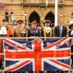 Lord-Lieutenant and dais party at the Parade in Chester to celebrate HM The Queen's Platinum Jubilee