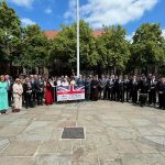 The Lord-Lieutenant was represented at the Chester Armed Forces Day Flag-Raising event on 24 June by Robert Mee DL who was accompanied by the Lord-Lieutenant’s Cadet, Warrant Officer Shannon Baldwin